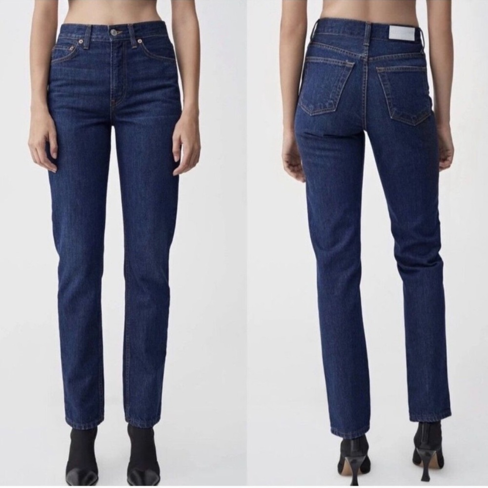 Re/Done Blue Originals Academy Jeans. Sz 25